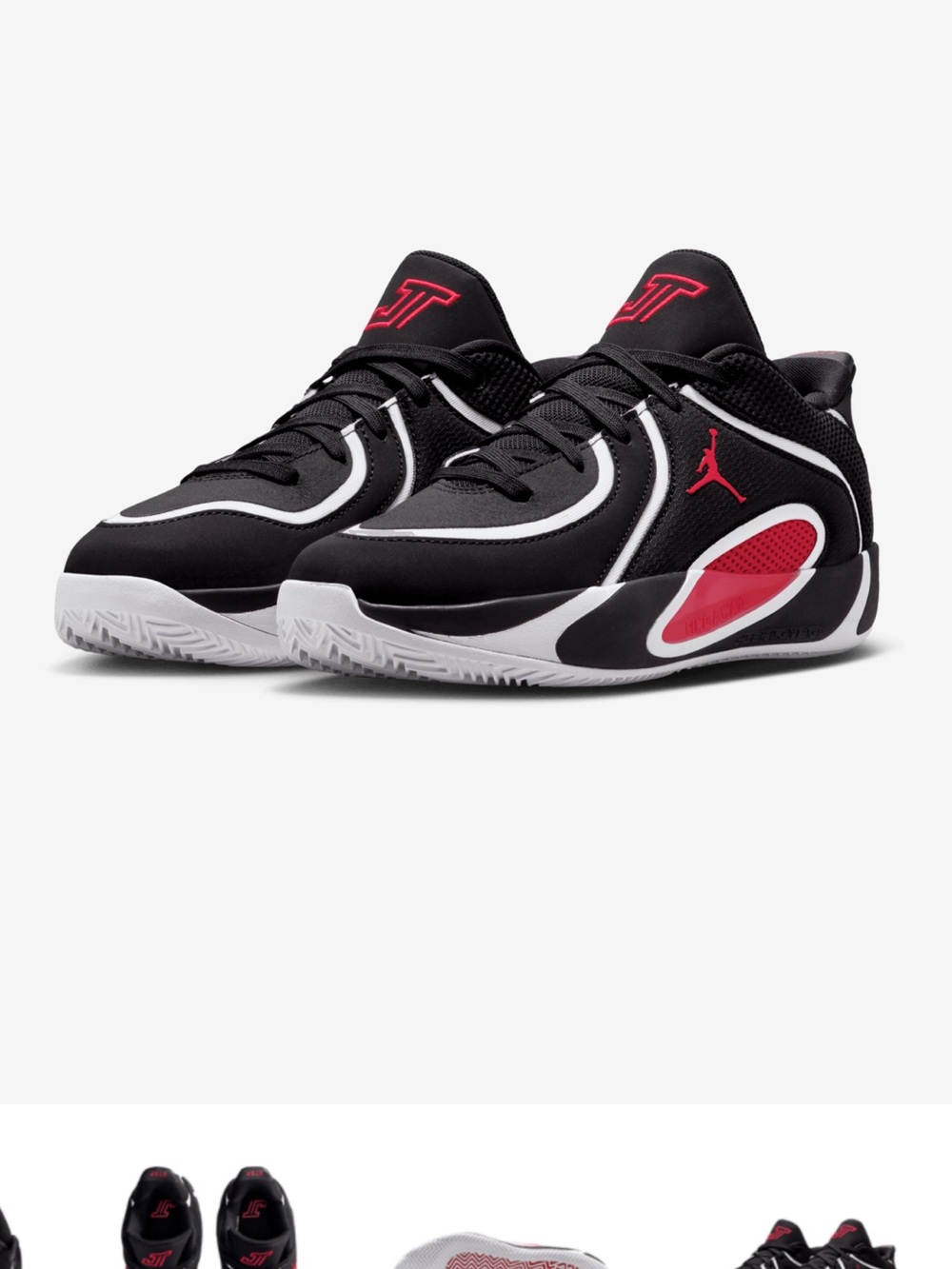 Jordan Tatum 4 'Bred' Basketball Shoes